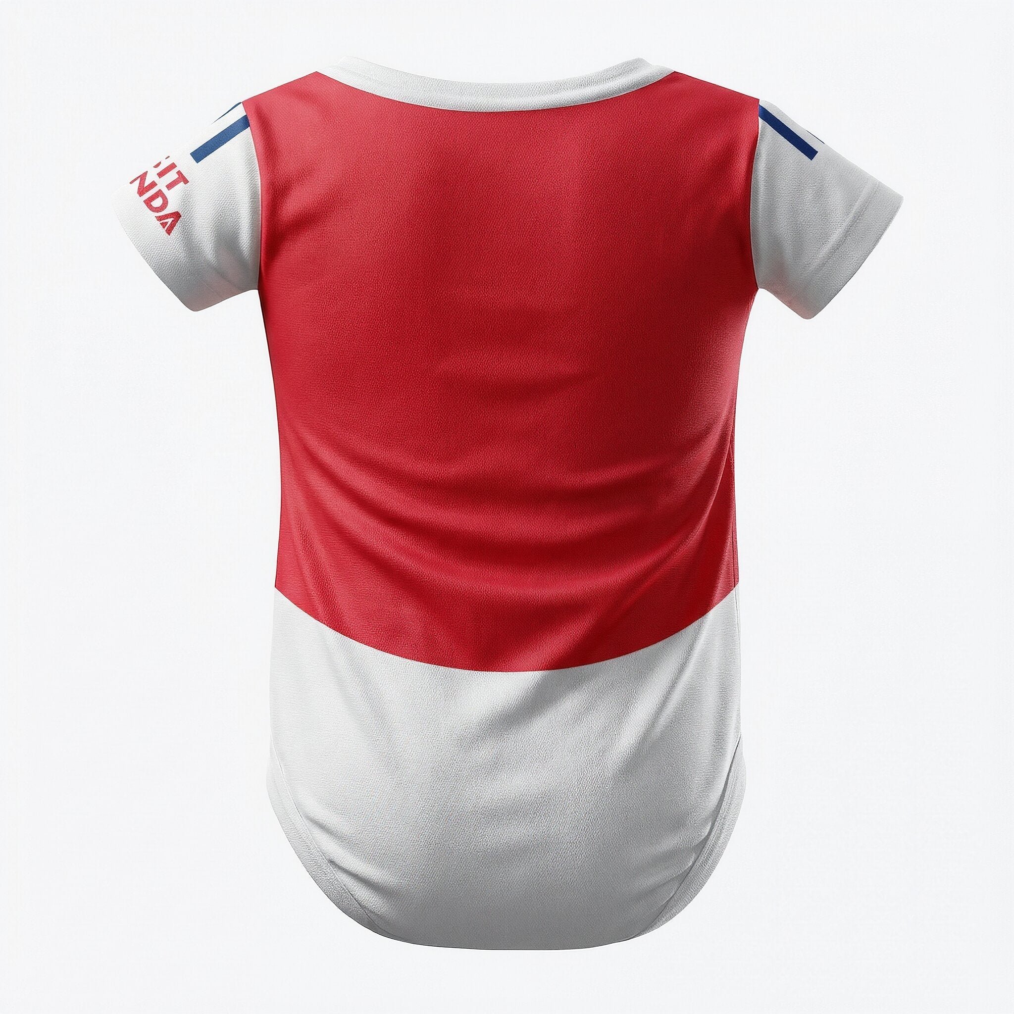 24/25 Arsenal Baby Bodysuit - arsenal baby onesie back shot on white background | Dash Racegear