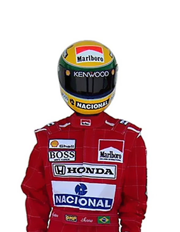 1991 Ayrton Senna Mclaren F1 Race Suit REPLICA by Dash Racegear - product view 1
