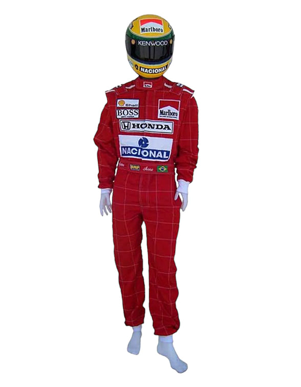 1991 Ayrton Senna Mclaren F1 Race Suit REPLICA by Dash Racegear - product view 2