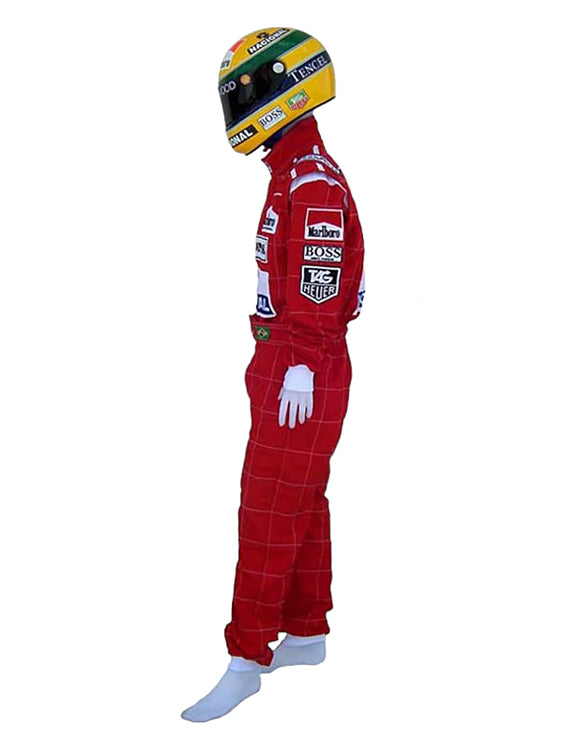1991 Ayrton Senna Mclaren F1 Race Suit REPLICA by Dash Racegear - product view 4