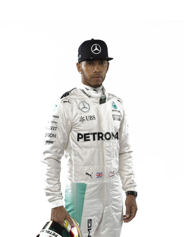 2016 Lewis Hamilton PETRONAS Mercedes F1 Race Suit REPLICA by Dash Racegear - product view 1