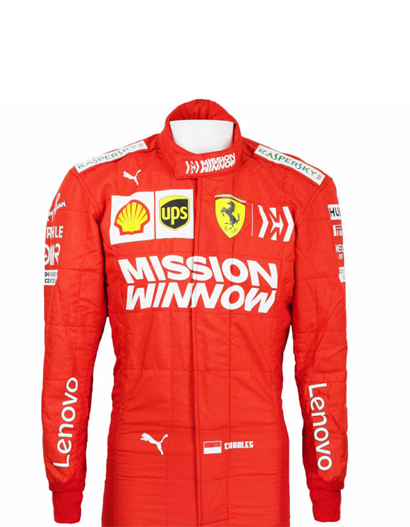 2019 Charles Leclerc Ferrari F1 Race Suit REPLICA by Dash Racegear - product view 1