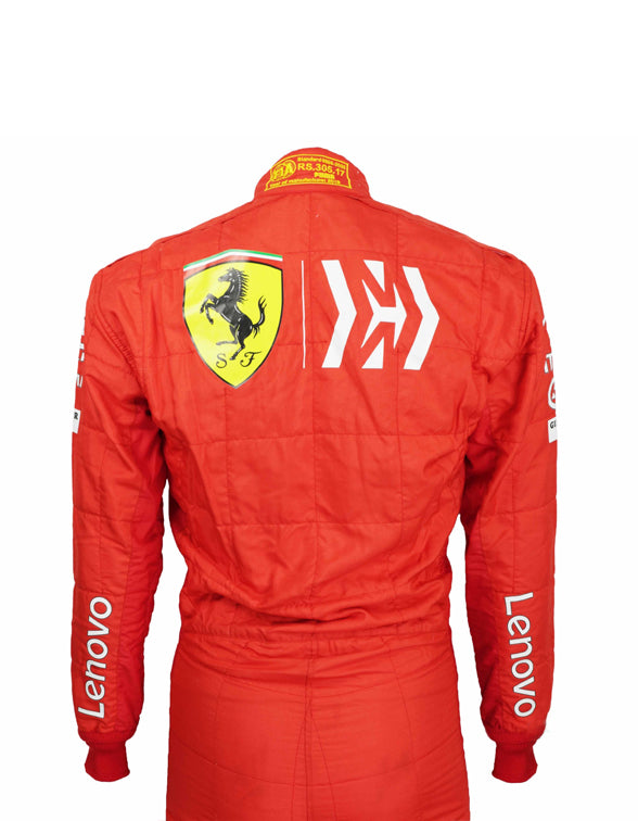 2019 Charles Leclerc Ferrari F1 Race Suit REPLICA by Dash Racegear - product view 3