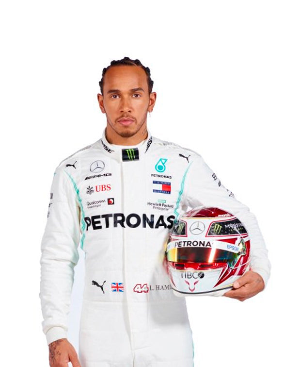 2019 Lewis Hamilton PETRONAS Mercedes F1 Race Suit REPLICA by Dash Racegear - product view 1