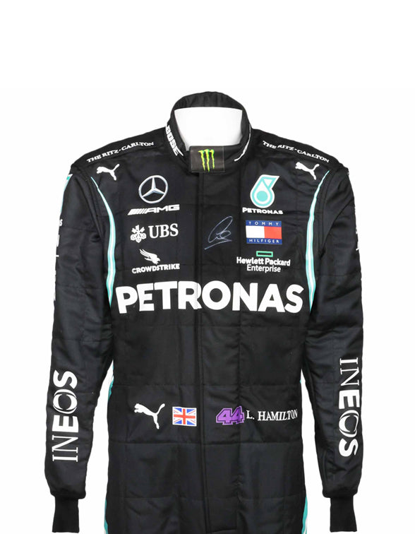 2020 Lewis Hamilton Mercedes F1 Race Suit REPLICA by Dash Racegear - product view 1