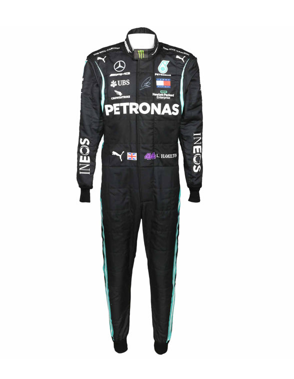 2020 Lewis Hamilton Mercedes F1 Race Suit REPLICA by Dash Racegear - product view 3