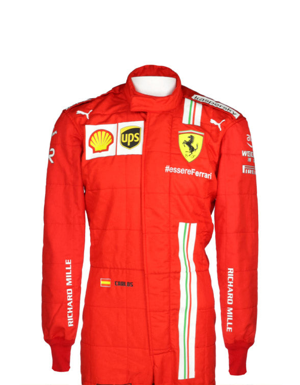 2021 Carlos Sainz Ferrari F1 Race Suit REPLICA by Dash Racegear - product view 1