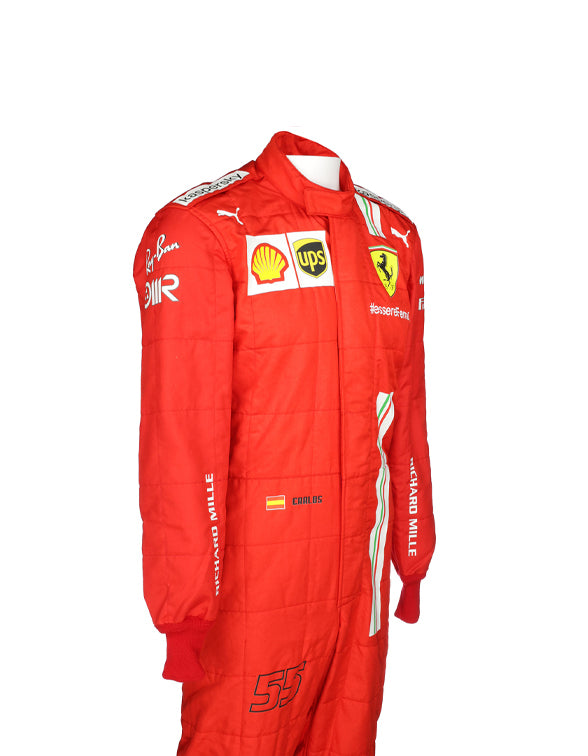 2021 Carlos Sainz Ferrari F1 Race Suit REPLICA by Dash Racegear - product view 2