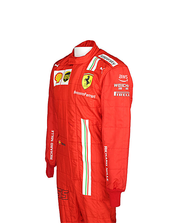 2021 Carlos Sainz Ferrari F1 Race Suit REPLICA by Dash Racegear - product view 4