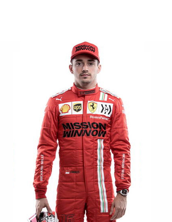 2021 Charles Leclerc Ferrari F1 Race Suit REPLICA by Dash Racegear - product view 1