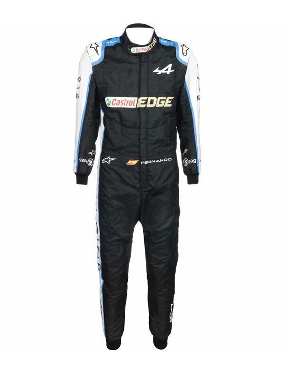 2021 Fernando Alonso Alpine F1 Race Suit REPLICA by Dash Racegear - product view 4