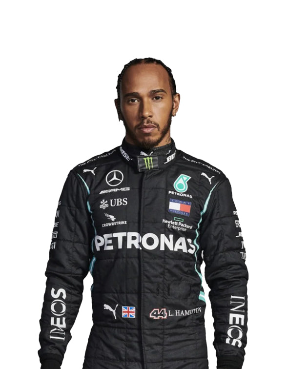2021 Lewis Hamilton PETRONAS Mercedes F1 Race Suit REPLICA by Dash Racegear - product view 1