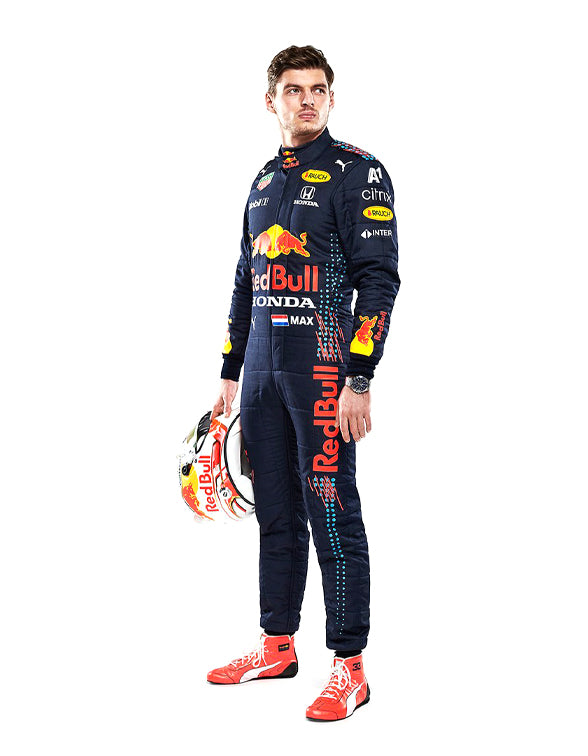 2021 Max Verstappen Red Bull Honda F1 Suit REPLICA by Dash Racegear - product view 2