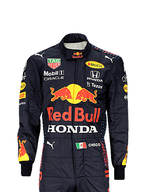 2021 Sergio Perez Red Bull Honda F1 Suit REPLICA by Dash Racegear - product view 1