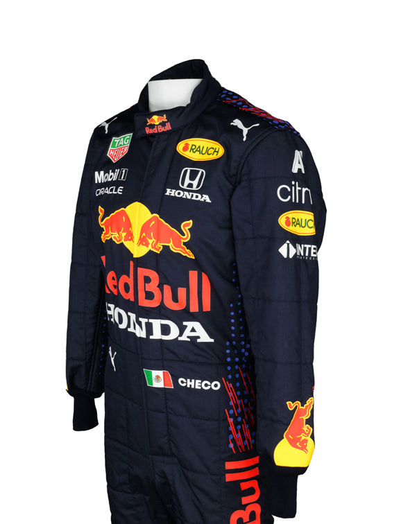 2021 Sergio Perez Red Bull Honda F1 Suit REPLICA by Dash Racegear - product view 2