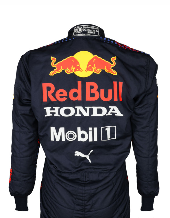 2021 Sergio Perez Red Bull Honda F1 Suit REPLICA by Dash Racegear - product view 3