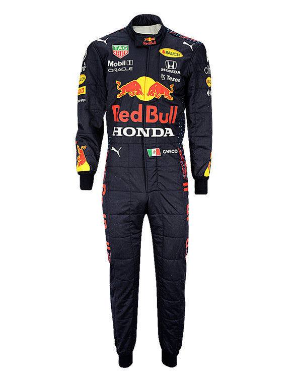 2021 Sergio Perez Red Bull Honda F1 Suit REPLICA by Dash Racegear - product view 4