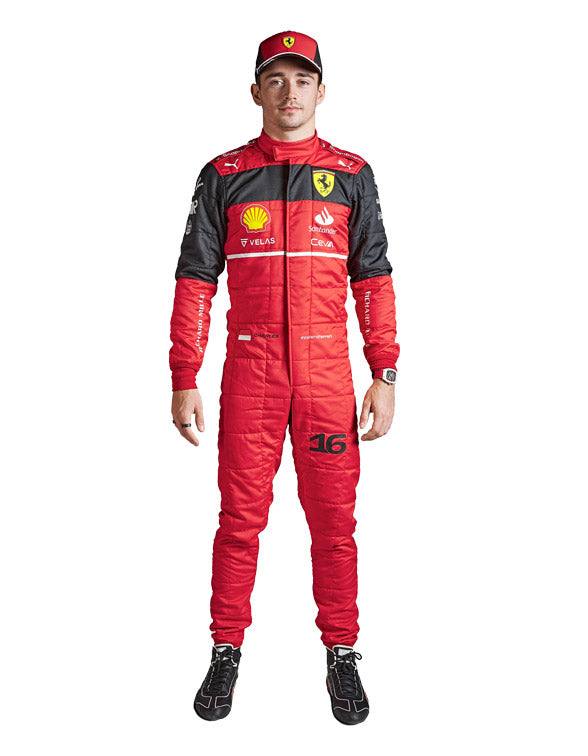 2022 Charles Leclerc Ferrari F1 Race Suit REPLICA by Dash Racegear - product view 2