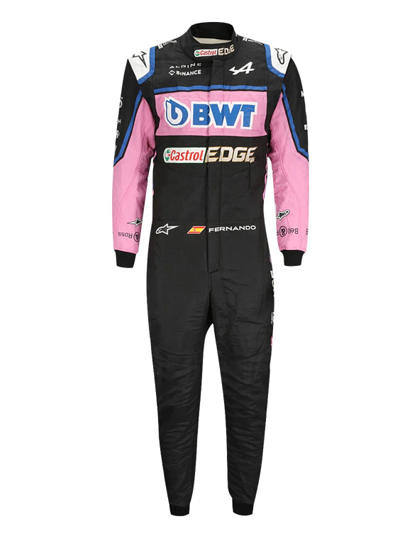 2022 Esteban Ocon British Gp F1 Race Suit REPLICA by Dash Racegear - product view 2