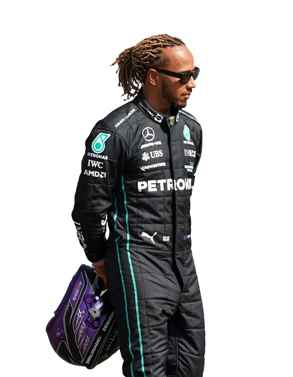 2022 Lewis Hamilton PETRONAS Mercedes F1 Race Suit REPLICA by Dash Racegear - product view 2