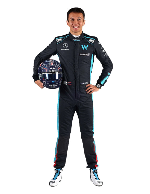 2022 New Alexander Albon Williams F1 Race Suit REPLICA by Dash Racegear - product view 2