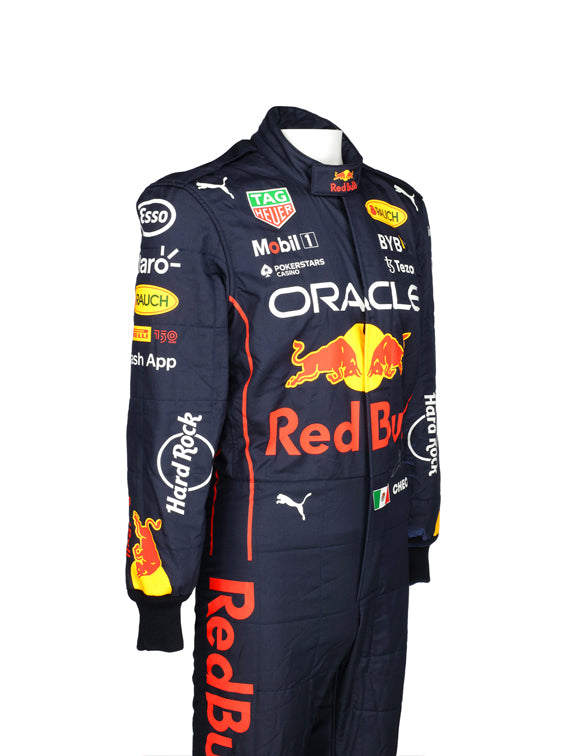 2022 Sergio Perez Red Bull Honda F1 Suit REPLICA by Dash Racegear - product view 3