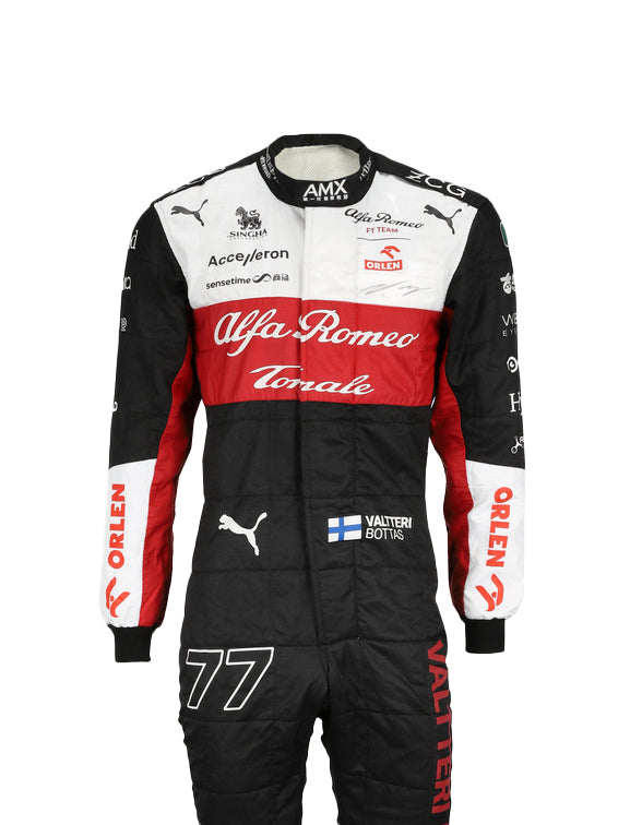 2022 Valtteri Bottas Alfa Romeo F1 Race Suit REPLICA by Dash Racegear - product view 1