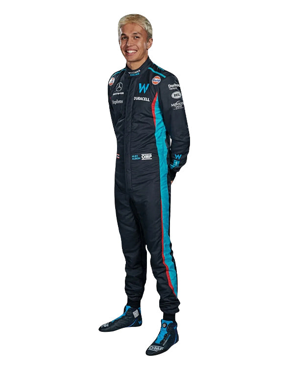 2023 Alexander Albon Williams F1 Race Suit REPLICA by Dash Racegear - product view 2