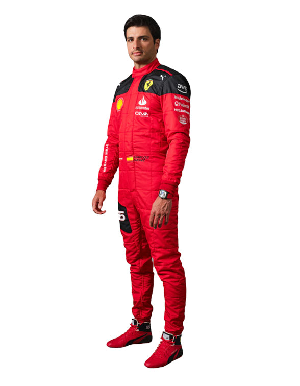2023 Carlos Sainz Ferrari F1 Race Suit REPLICA by Dash Racegear - product view 3