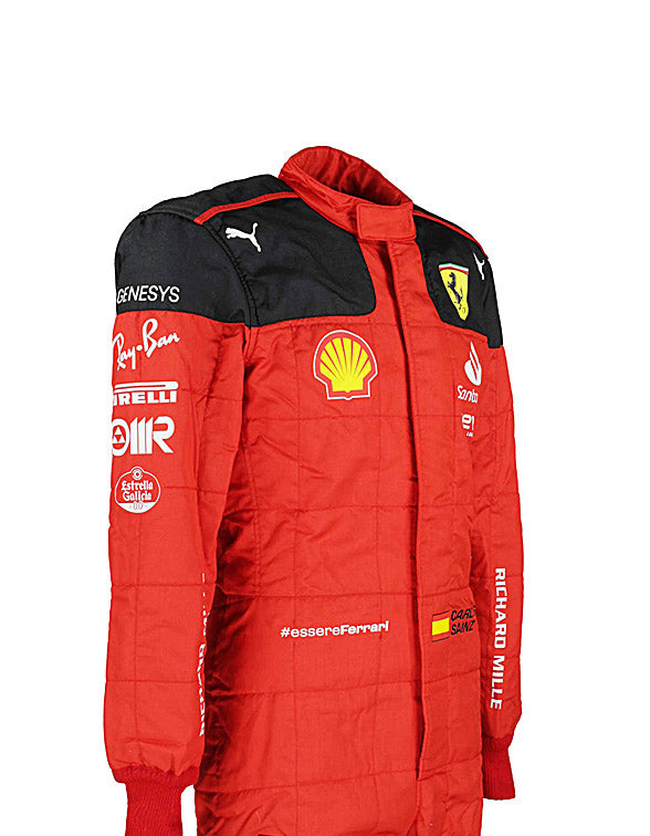 2023 Carlos Sainz Ferrari F1 Race Suit REPLICA by Dash Racegear - product view 5