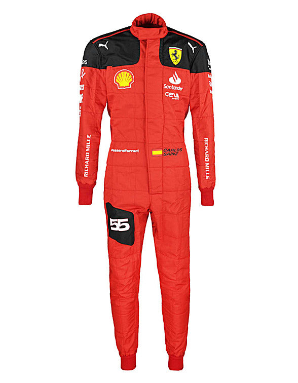 2023 Carlos Sainz Ferrari F1 Race Suit REPLICA by Dash Racegear - product view 8