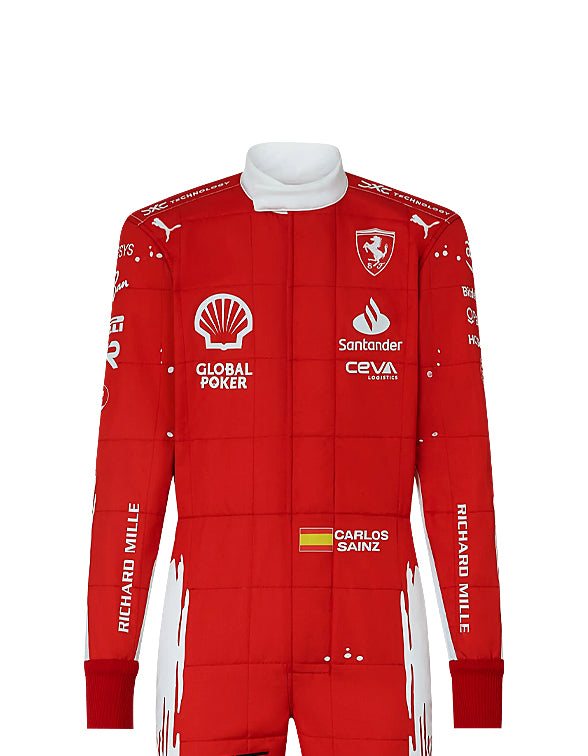 2023 Carlos Sainz (Las Vegas GP Special Edition) Ferrari F1 Race Suit REPLICA by Dash Racegear - product view 1