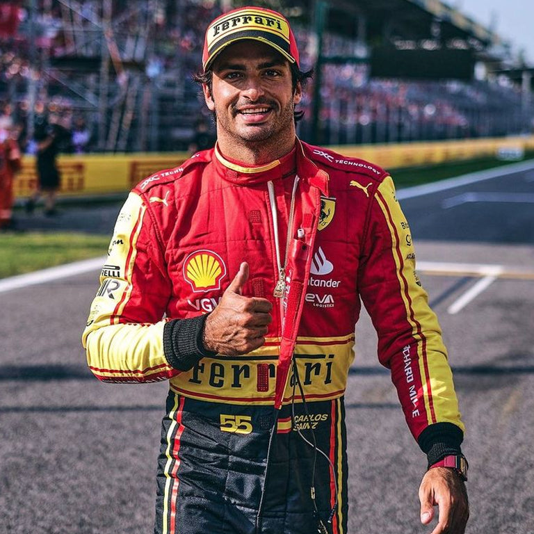 2023 Carlos Sainz Monza GP Ferrari F1 Race Replica Suit by Dash Racegear - product view 1
