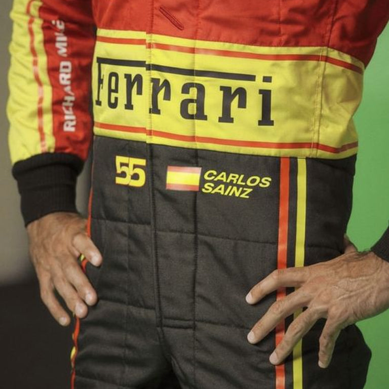 2023 Carlos Sainz Monza GP Ferrari F1 Race Replica Suit by Dash Racegear - product view 3