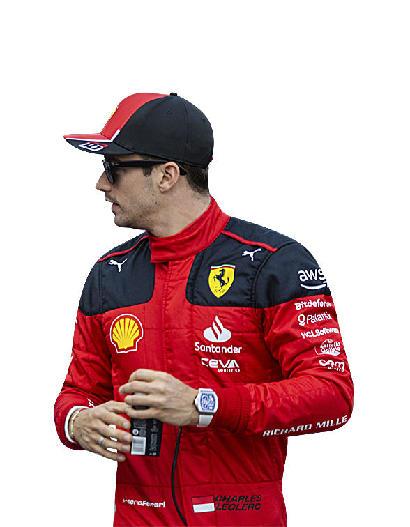 2023 Charles Leclerc Ferrari F1 Race Suit REPLICA by Dash Racegear - product view 1