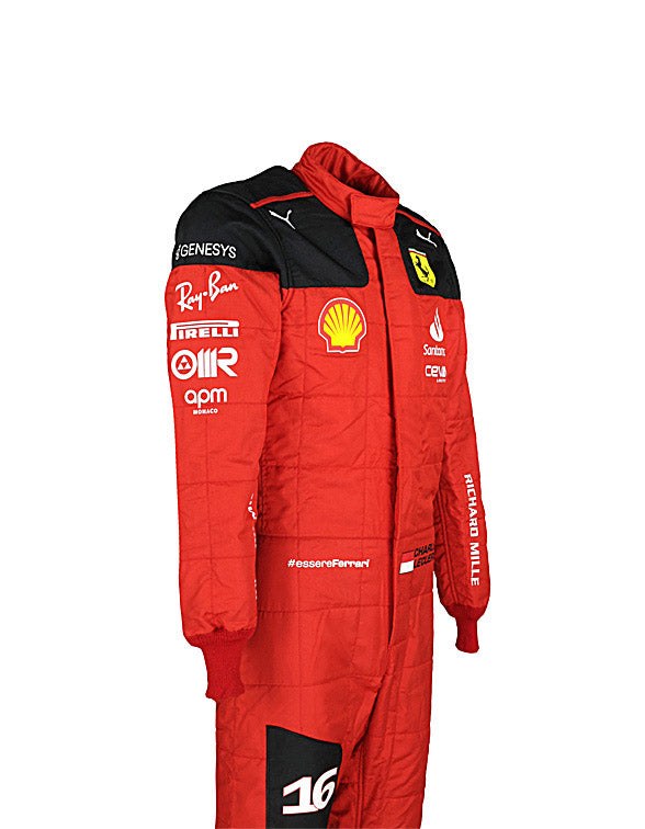 2023 Charles Leclerc Ferrari F1 Race Suit REPLICA by Dash Racegear - product view 5