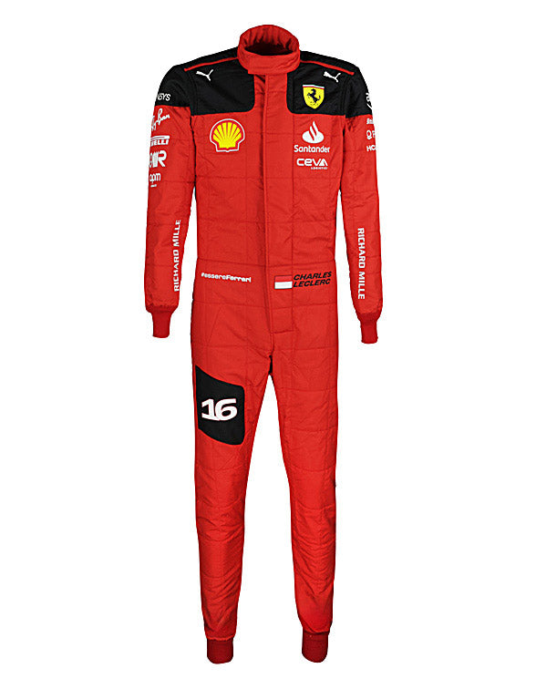 2023 Charles Leclerc Ferrari F1 Race Suit REPLICA by Dash Racegear - product view 8