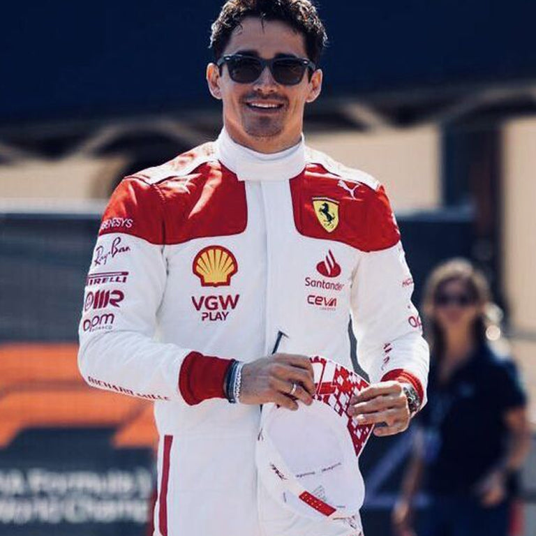 2023 Charles Leclerc Monaco GP Ferrari F1 Replica Race Suit by Dash Racegear - product view 3