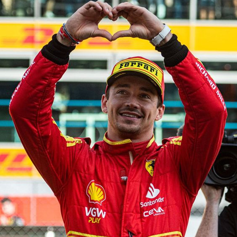 2023 Charles Leclerc Monza GP Ferrari F1 Race Replica Suit by Dash Racegear - product view 3