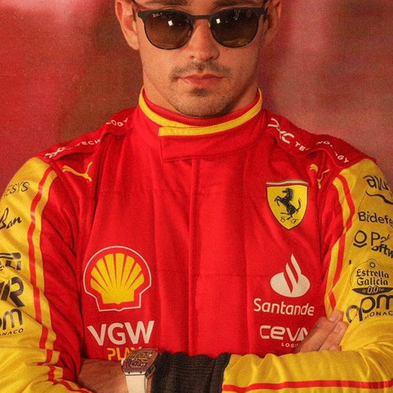 2023 Charles Leclerc Monza GP Ferrari F1 Race Replica Suit by Dash Racegear - product view 4