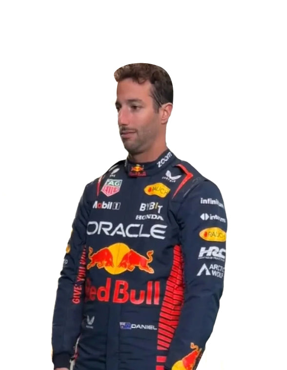 2023 Daniel Ricciardo Red Bull Honda F1 Suit Replica by Dash Racegear - product view 1