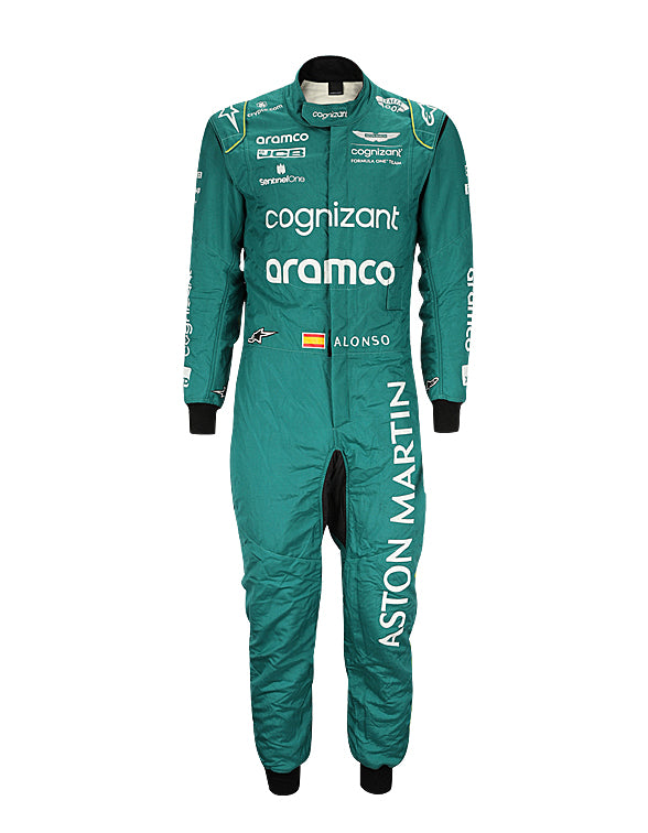 2023 Fernando Alonso Aston Martin F1 Race Suit REPLICA by Dash Racegear - product view 3