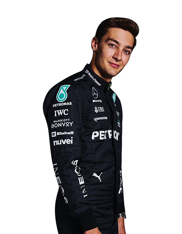 2023 George Russell PETRONAS Mercedes F1 Race Suit REPLICA by Dash Racegear - product view 3