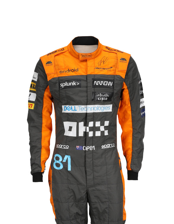 2023 Oscar Piastri Mclaren F1 Race Suit REPLICA by Dash Racegear - product view 1