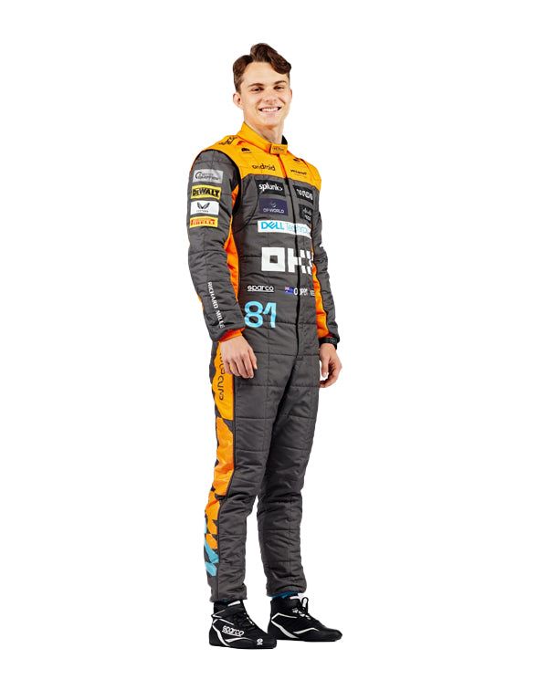 2023 Oscar Piastri Mclaren F1 Race Suit REPLICA by Dash Racegear - product view 4