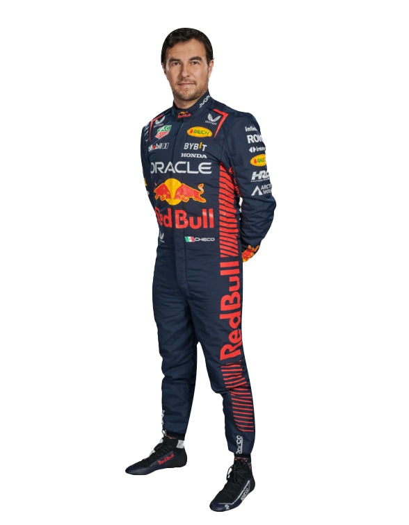 2023 Sergio Perez Red Bull Honda F1 Suit Replica by Dash Racegear - product view 2