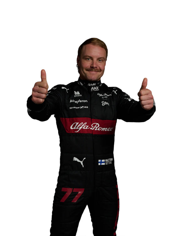 2023 Valtteri Bottas Alfa Romeo F1 Race Suit REPLICA by Dash Racegear - product view 2