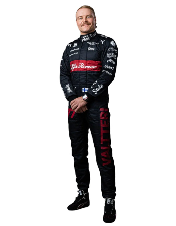 2023 Valtteri Bottas Alfa Romeo F1 Race Suit REPLICA by Dash Racegear - product view 3