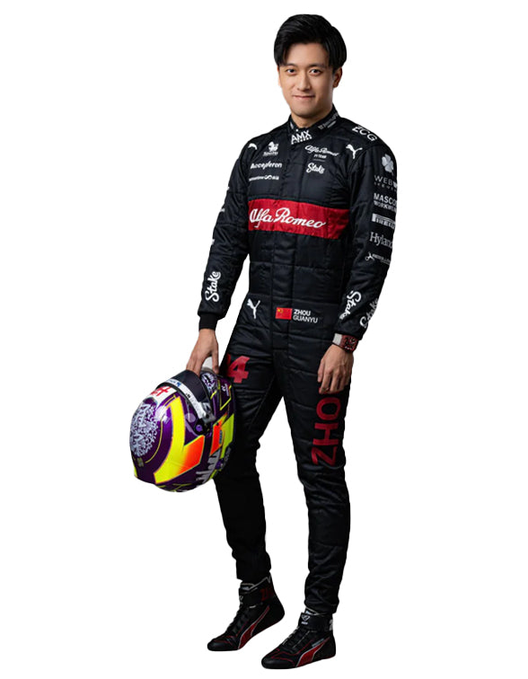 2023 Zhou Guanyu Alfa Romeo F1 Race Suit Replica by Dash Racegear - product view 2