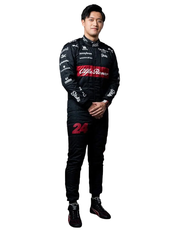 2023 Zhou Guanyu Alfa Romeo F1 Race Suit Replica by Dash Racegear - product view 3